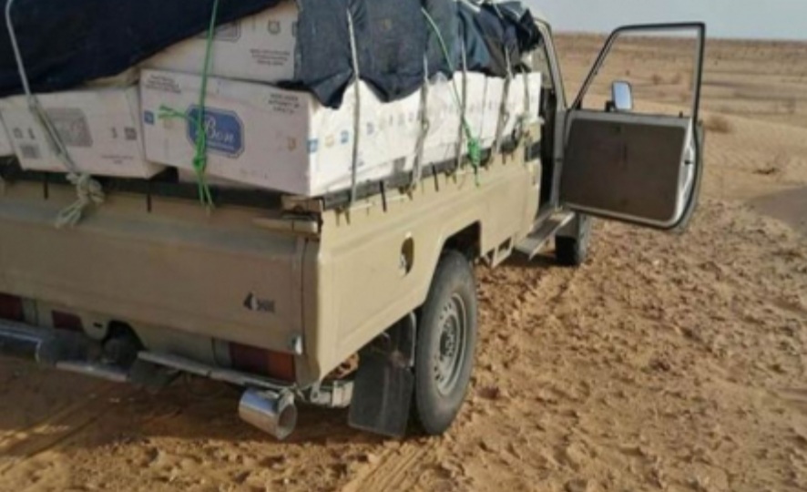 بقيمة 110 ألف دينار ...حجز سيارة تهريب في تطاوين