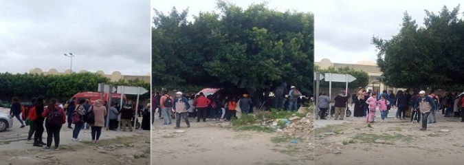 القيروان: هلع وخوف واصابة تلاميذ صدمتهم سيارة بسبب سياقة متهورة