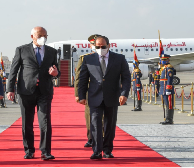 سعيّد يصل مصر وغدا قمة مصرية_تونسية بالقاهرة