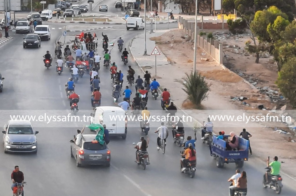 مسيرة تجوب شوارع ولاية قابس نصرة للقضية الفلسطينية